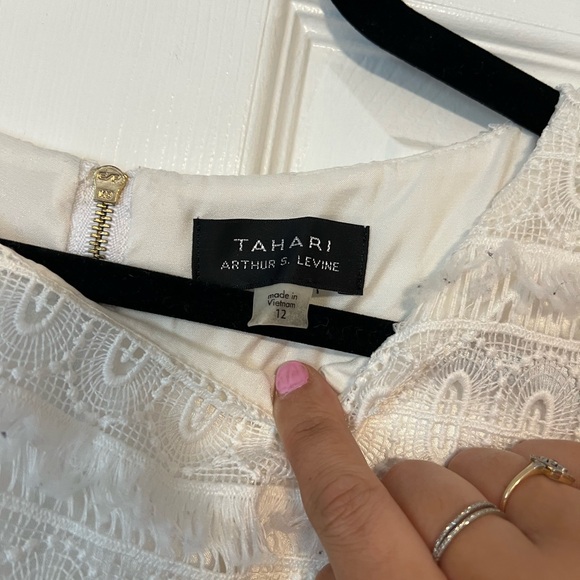 Fringe Lace Shift Dress - Picture 2 of 5